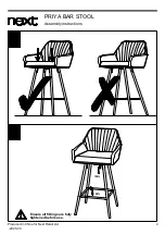 Preview for 6 page of Next PRIYA BAR STOOL Assembly Instructions Manual