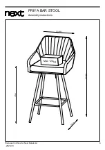 Preview for 8 page of Next PRIYA BAR STOOL Assembly Instructions Manual