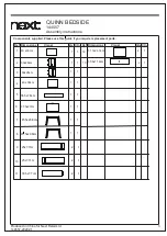 Предварительный просмотр 7 страницы Next QUINN BEDSIDE 144557 Assembly Instructions Manual
