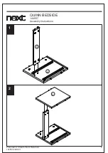 Предварительный просмотр 10 страницы Next QUINN BEDSIDE 144557 Assembly Instructions Manual