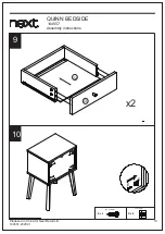 Предварительный просмотр 14 страницы Next QUINN BEDSIDE 144557 Assembly Instructions Manual