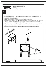 Предварительный просмотр 15 страницы Next QUINN BEDSIDE 144557 Assembly Instructions Manual