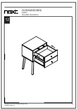 Предварительный просмотр 16 страницы Next QUINN BEDSIDE 144557 Assembly Instructions Manual