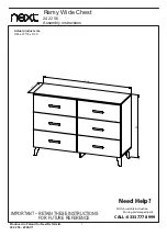 Preview for 3 page of Next Remy Wide Chest Assembly Instructions Manual