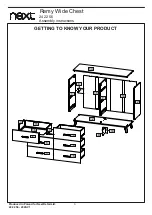 Preview for 5 page of Next Remy Wide Chest Assembly Instructions Manual