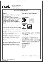 Preview for 5 page of Next Roan 973062 Assembly Instructions Manual