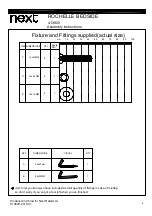 Preview for 5 page of Next ROCHELLE BEDSIDE 413820 Assembly Instructions Manual