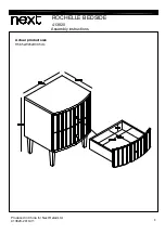 Preview for 9 page of Next ROCHELLE BEDSIDE 413820 Assembly Instructions Manual