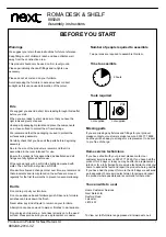 Preview for 2 page of Next ROMA 889249 Assembly Instructions Manual