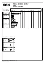 Preview for 4 page of Next ROMA 889249 Assembly Instructions Manual