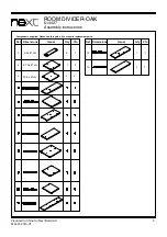 Preview for 4 page of Next ROOM DIVIDER-OAK 614427 Assembly Instructions Manual