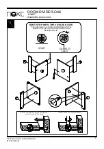 Preview for 6 page of Next ROOM DIVIDER-OAK 614427 Assembly Instructions Manual