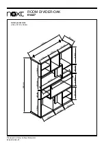 Preview for 16 page of Next ROOM DIVIDER-OAK 614427 Assembly Instructions Manual