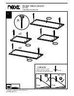 Preview for 6 page of Next RUBIX WIDE CHEST Assembly Instructions Manual