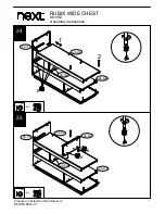 Preview for 18 page of Next RUBIX WIDE CHEST Assembly Instructions Manual