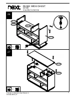 Preview for 19 page of Next RUBIX WIDE CHEST Assembly Instructions Manual