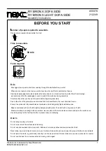 Preview for 2 page of Next RY BRONX 212249 Assembly Instructions Manual