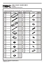 Preview for 4 page of Next SALVAGE CABIN BED 175296 Assembly Instructions Manual