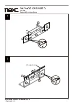 Preview for 8 page of Next SALVAGE CABIN BED 175296 Assembly Instructions Manual