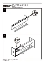 Preview for 10 page of Next SALVAGE CABIN BED 175296 Assembly Instructions Manual