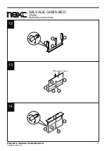 Preview for 12 page of Next SALVAGE CABIN BED 175296 Assembly Instructions Manual