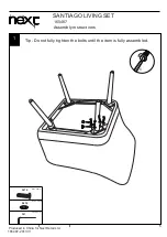 Предварительный просмотр 6 страницы Next SANTIAGO 165487 Assembly Instructions Manual