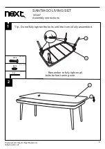 Предварительный просмотр 7 страницы Next SANTIAGO 165487 Assembly Instructions Manual