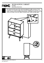 Preview for 10 page of Next Scion M13905 Assembly Instruction Manual