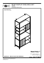 Предварительный просмотр 1 страницы Next SELBY 186550 Assembly Instructions Manual