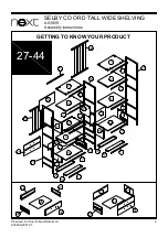 Preview for 3 page of Next SELBY CO ORD TALL WIDE SHELVING Assembly Instructions Manual