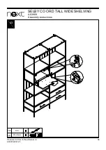 Preview for 38 page of Next SELBY CO ORD TALL WIDE SHELVING Assembly Instructions Manual