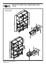 Preview for 60 page of Next SELBY CO ORD TALL WIDE SHELVING Assembly Instructions Manual