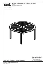 Preview for 2 page of Next SEVILLE 371611 Assembly Instructions Manual