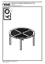 Preview for 7 page of Next SEVILLE 371611 Assembly Instructions Manual