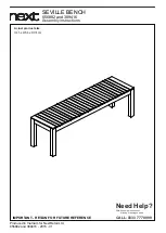 Preview for 2 page of Next SEVILLE 656882 Assembly Instructions Manual