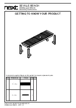 Preview for 4 page of Next SEVILLE 656882 Assembly Instructions Manual