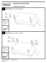 Предварительный просмотр 6 страницы Next Sherlock Assembly Instructions Manual