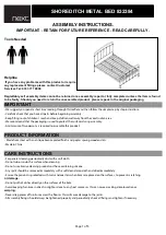 Next SHOREDITCH 832384 Assembly Instructions preview