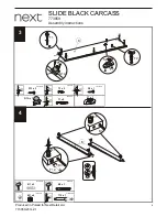 Preview for 7 page of Next SLIDE BLACK CARCASS Assembly Instructions Manual