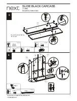 Preview for 8 page of Next SLIDE BLACK CARCASS Assembly Instructions Manual