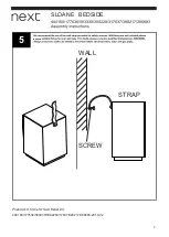 Preview for 8 page of Next SLOANE 177636 Assembly Instructions Manual