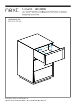 Preview for 9 page of Next SLOANE 177636 Assembly Instructions Manual