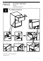 Предварительный просмотр 5 страницы Next SLOANE 404160 Assembly Instructions Manual