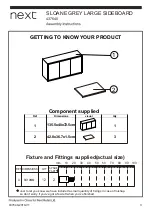 Preview for 4 page of Next SLOANE 437640 Assembly Instructions Manual