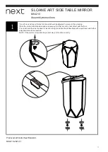 Preview for 4 page of Next SLOANE ART M64215 Assembly Instructions