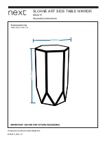 Preview for 5 page of Next SLOANE ART M64215 Assembly Instructions