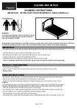 Предварительный просмотр 1 страницы Next SLOANE BED 887928 Assembly Instructions Manual