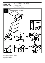 Предварительный просмотр 6 страницы Next SLOANE TALL CHEST 927378 Assembly Instructions Manual