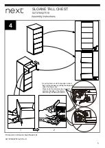 Предварительный просмотр 7 страницы Next SLOANE TALL CHEST 927378 Assembly Instructions Manual