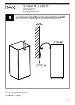 Предварительный просмотр 8 страницы Next SLOANE TALL CHEST 927378 Assembly Instructions Manual